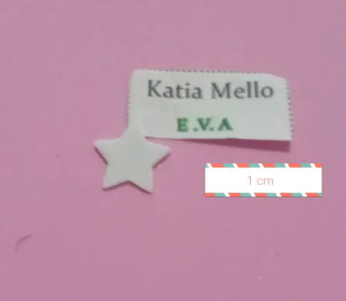 Estrelas em Eva 1 cm