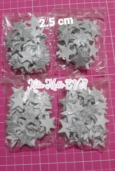 Estrelas em Eva 2.5 cm