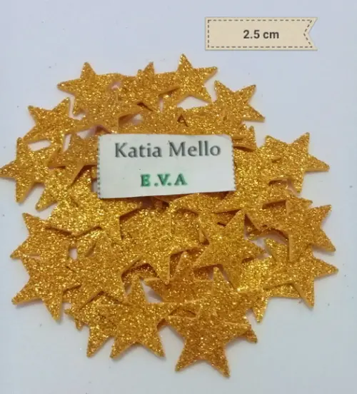 Estrelas em Eva 2.5 cm