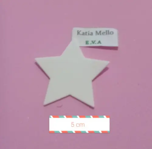 Estrelas em Eva 5 cm