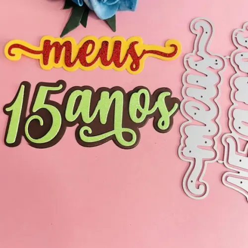 Faca 13 cm Meus 15 Anos