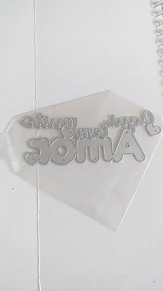 Faca de Corte 10 cm Aqui Tem Muito Amor