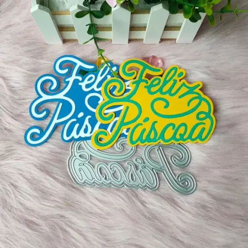 faca de corte 10 cm Feliz Páscoa