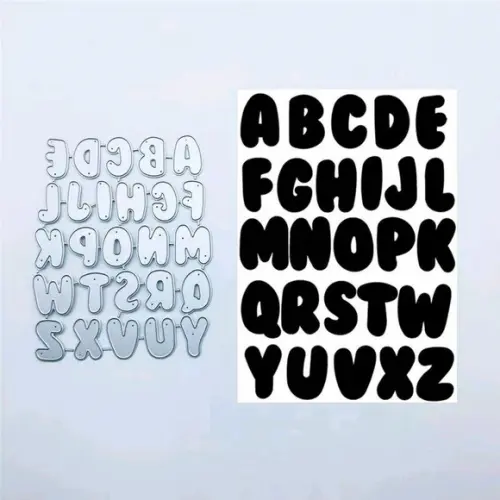 Faca de corte 2.0 cm alfabeto