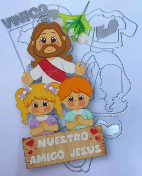 Faca de Corte 34 cm + ou - Jesus