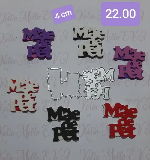 Faca de Corte 4 cm Mãe de Pet