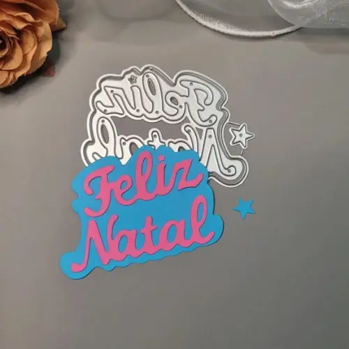 Faca de Corte 7 cm Feliz Natal