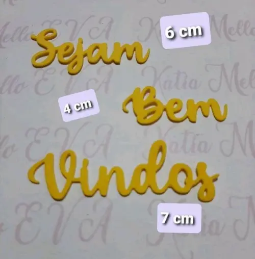 Faca de Corte 7 cm Sejam Bem Vindos
