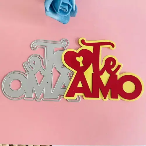 Faca de corte 8 cm te amo