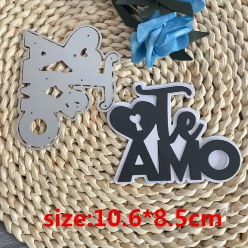 Faca de corte 8 cm te amo