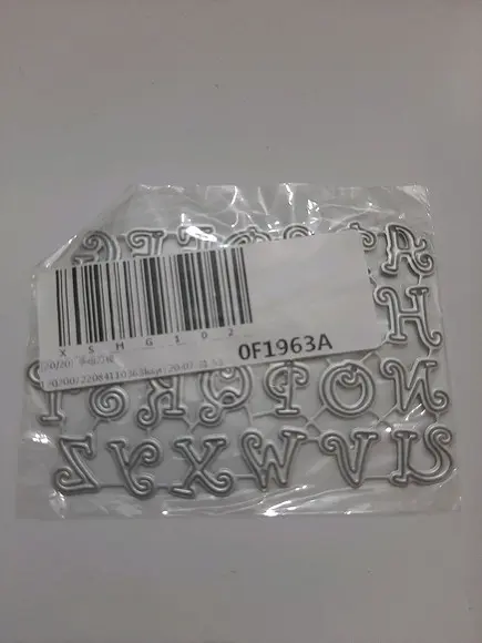 Faca de corte para big shot alfabeto 1.5 cm