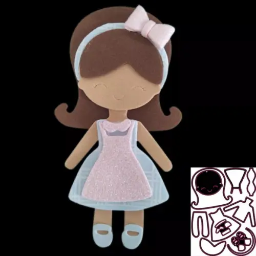 Faca de Corte para Big Shot Boneca 16cm