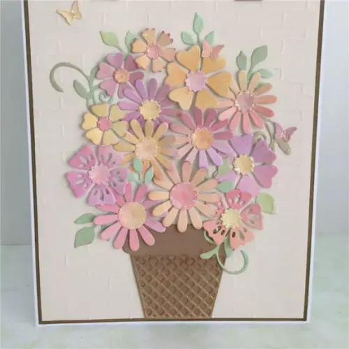Faca de corte para eva 4 cm flores