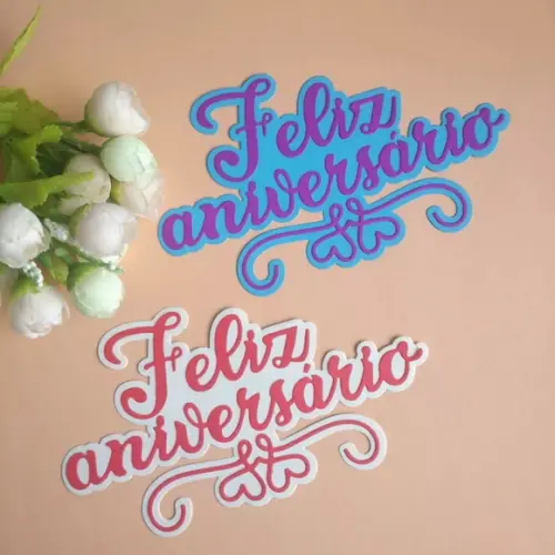 Faca feliz aniversário 16 cm