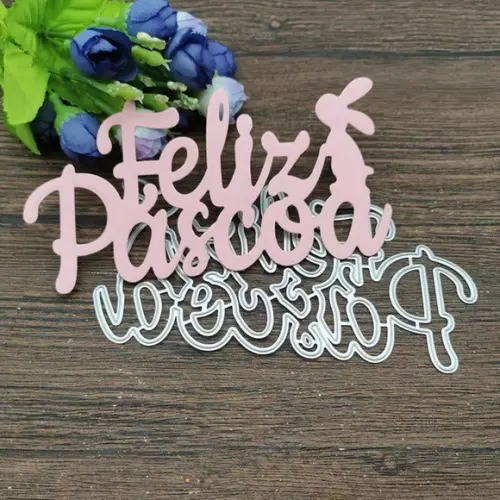 Faca feliz Páscoa 13 cm
