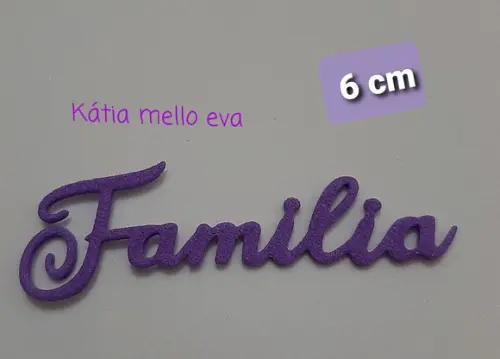 Família em eva 6 cm