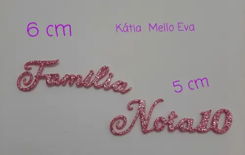 Família em eva 6 cm