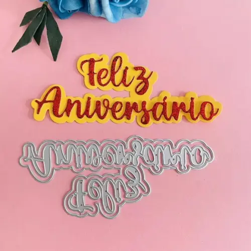Faquinha 14 cm Feliz Aniversário
