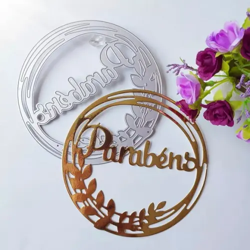 Faquinha 14 cm Parabéns