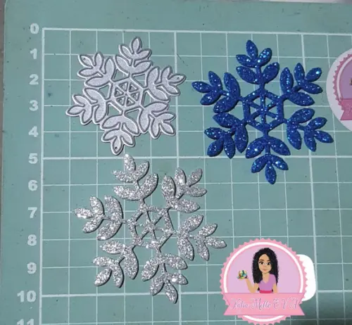 Faquinha Flocos de Neve 5 cm