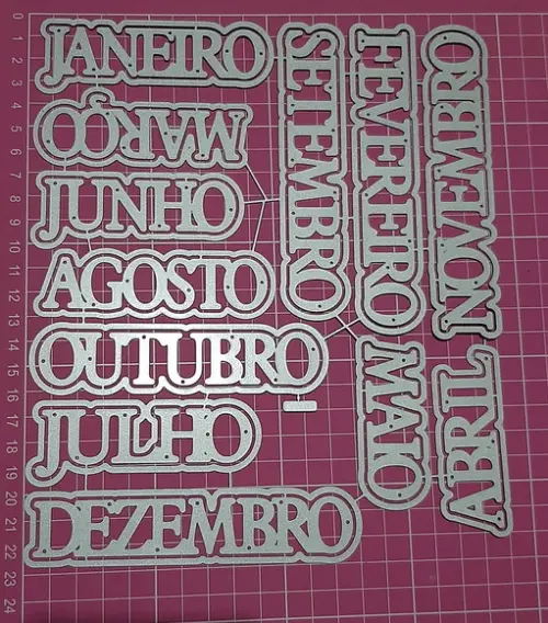 Faquinha Meses .8 cm Altura