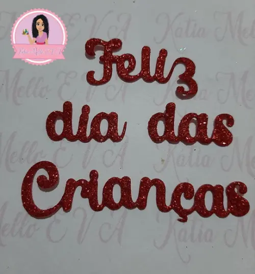 Feliz Dia das Crianças Eva 9 cm