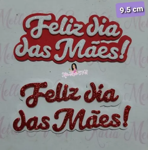 Feliz Dia das Mães Eva 9.5 cm