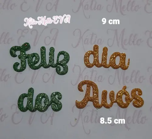 Feliz Dia dos Avos em Eva 8.5 cm
