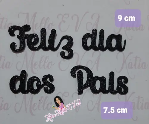 Feliz Dia dos Pais Eva 9 cm