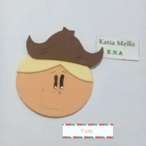 Festa junina em eva boneca