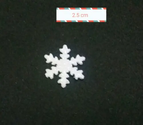 Flocos de Neve em Eva 2,5 cm