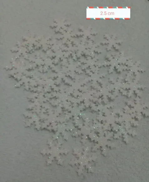 Flocos de Neve em Eva 2.5 cm