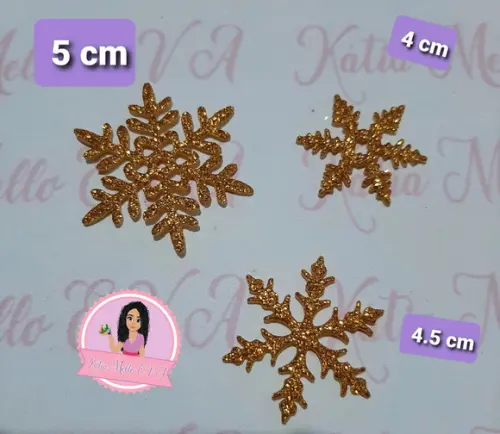 flocos de neve em eva kit