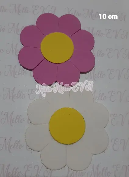 Flor 8 Pétalas em Eva