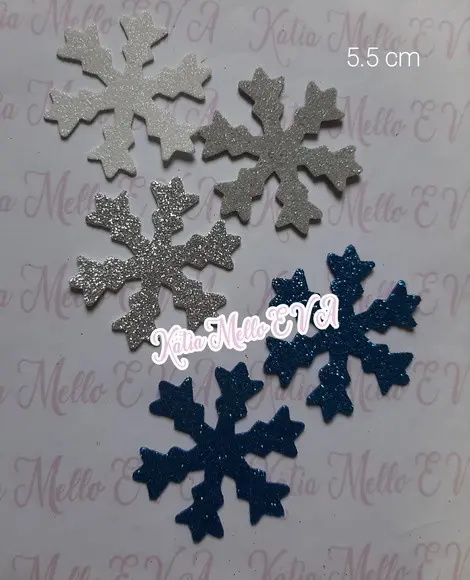 Flocos de Neve Eva 5.5 cm