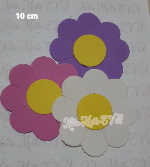 Flor 8 Pétalas em Eva