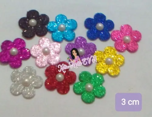 Flores em Eva 3cm