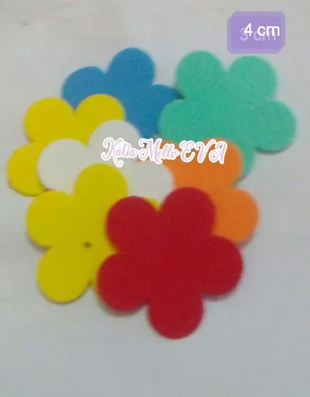 Flores em Eva 5 cm