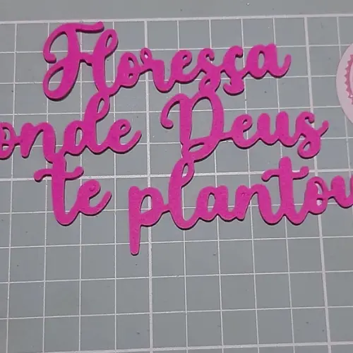 Floresça Onde Deus Te Plantou 10 cm