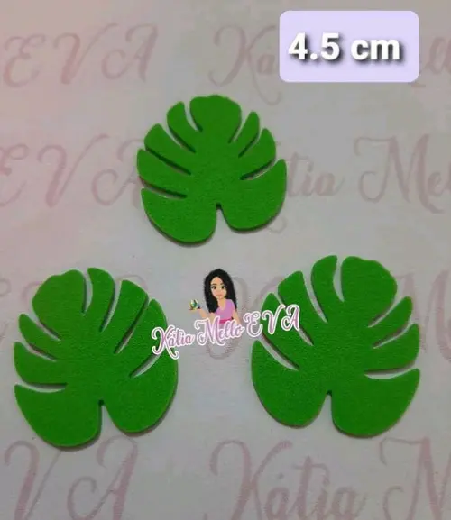 Folhas em eva 4.5 cm