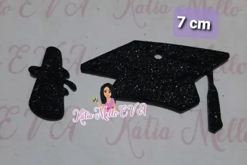 Formatura em eva 7 capelo