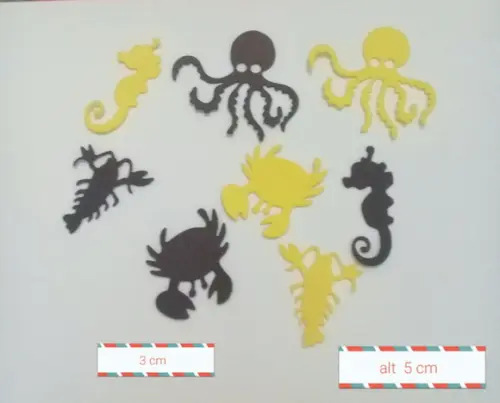 fundo do mar em eva kit 5 cm