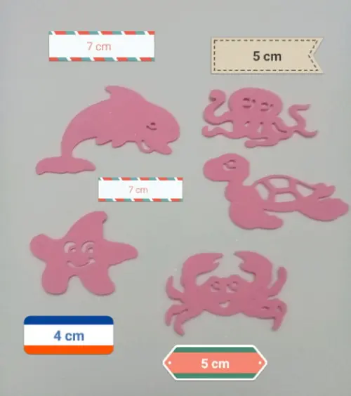 fundo do mar em eva kit