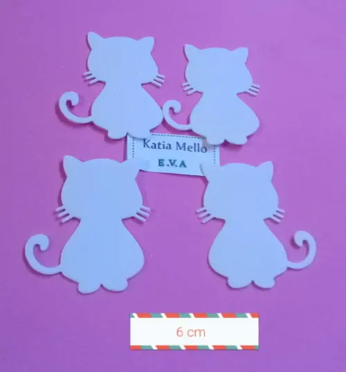 Gatinho em eva 5.5 cm