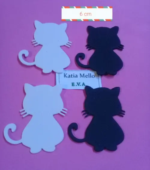 Gatinho em eva 5.5 cm