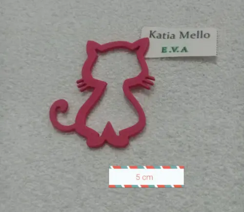 Gatinho em eva 5.5 cm
