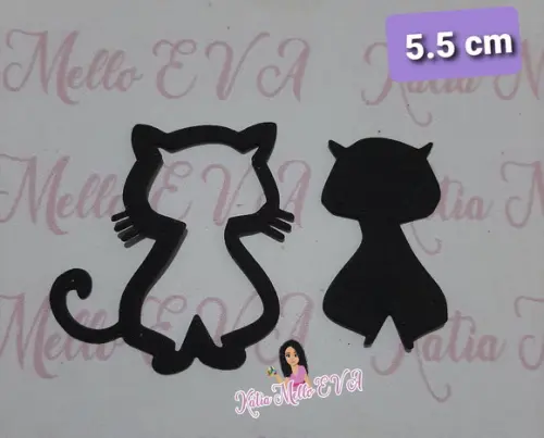Gatinho em eva 5.5 cm