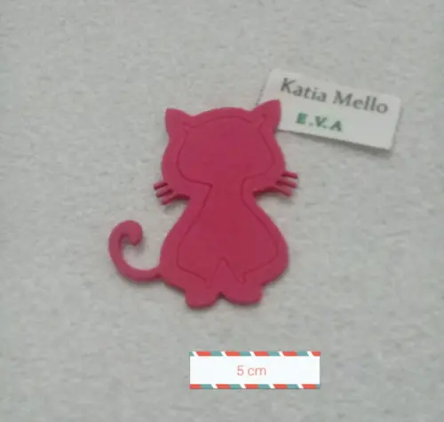 Gatinho em eva 5.5 cm