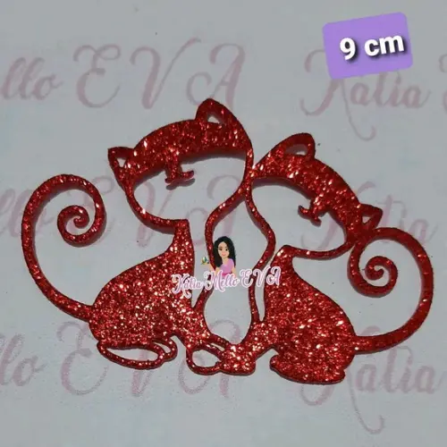 Gatinho em eva 6 cm