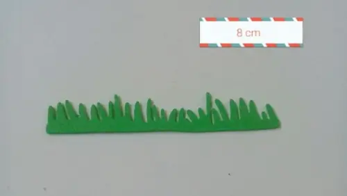 graminha em eva 8 cm